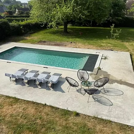 Avec Piscine Chauffee Coeur Du Pays D'auge Villa Norolles