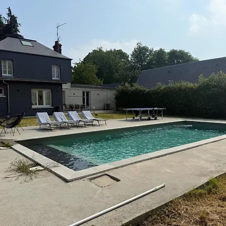 Avec Piscine Chauffee Coeur Du Pays D'auge Villa *