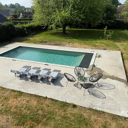 Villa Avec Piscine Chauffee Coeur Du Pays D'auge *