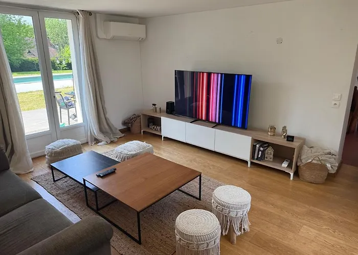 Avec Piscine Chauffee Coeur Du Pays D'auge