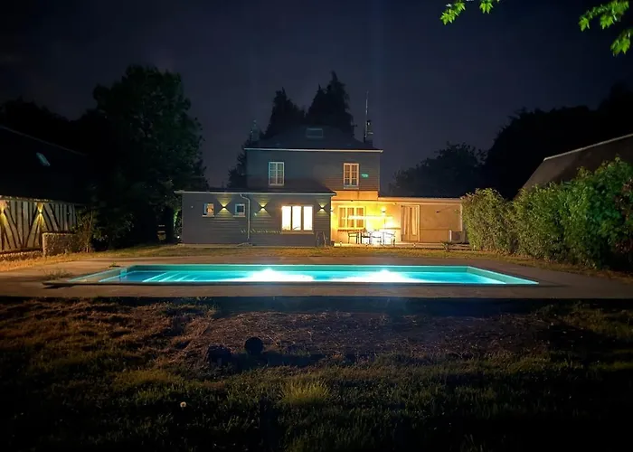 Avec Piscine Chauffee Coeur Du Pays D'auge